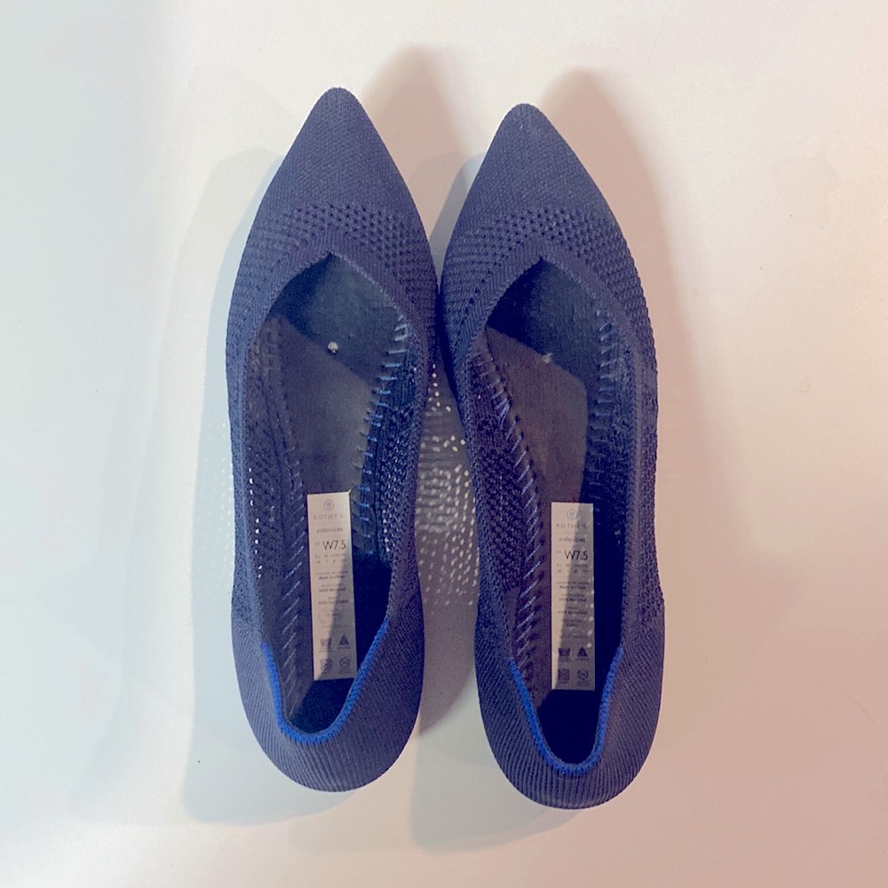 Rothy’s the point navy flats